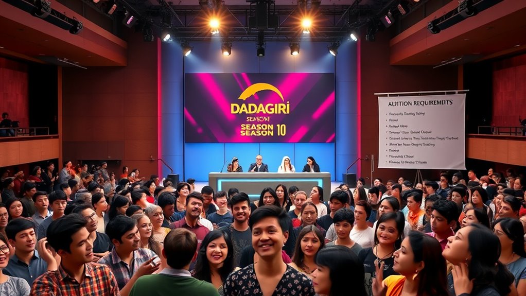 audition requirements and process
