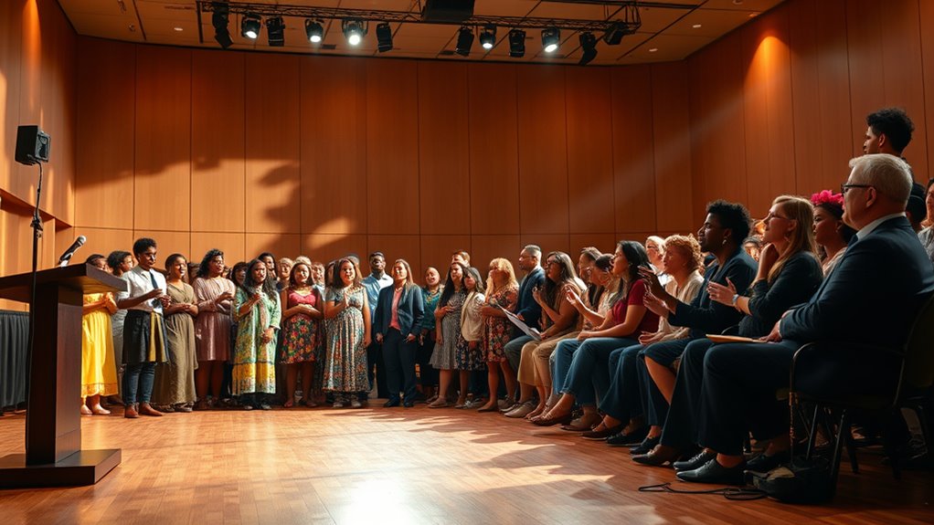 inclusive singing experiences encouraged