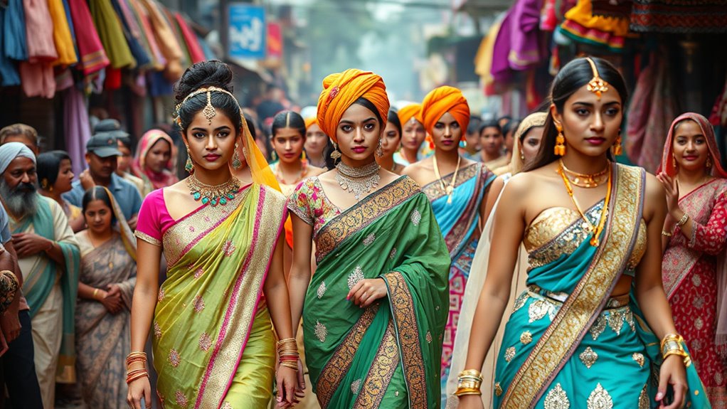 bollywood costumes celebrate cultural heritage