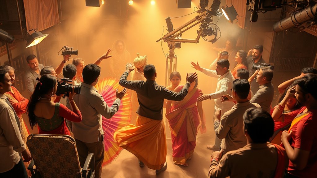 chaotic yet disciplined film production