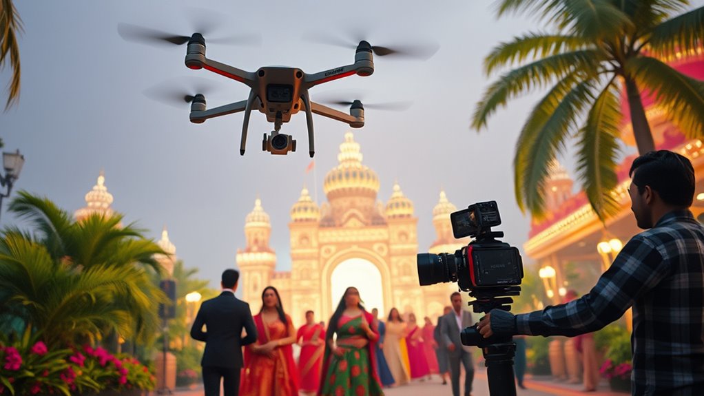 high tech bollywood filmmaking