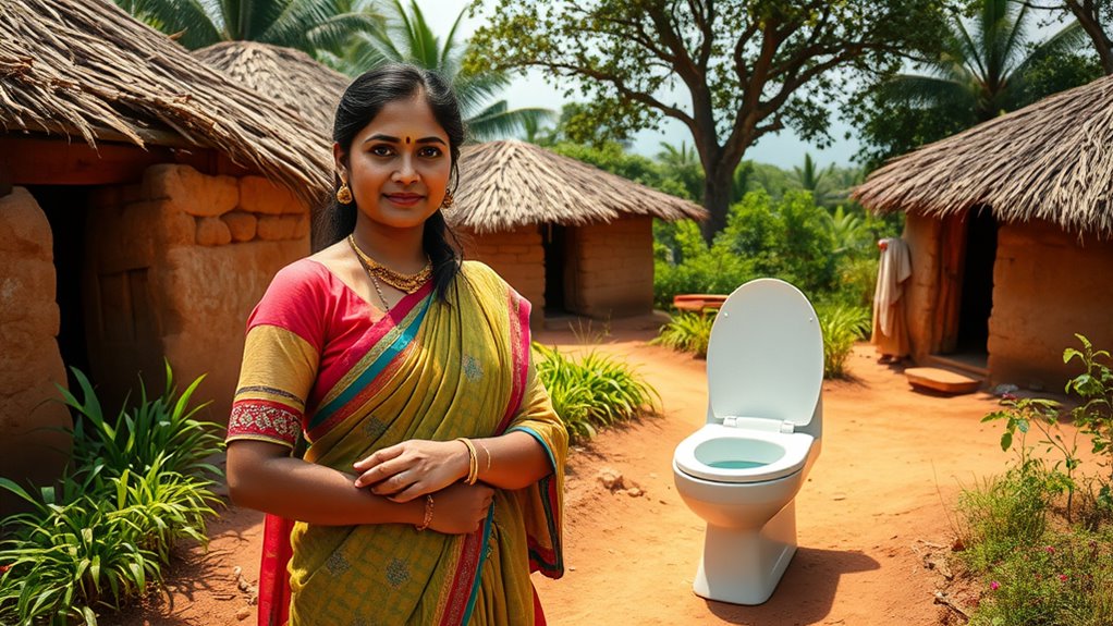 rural sanitation and community efforts