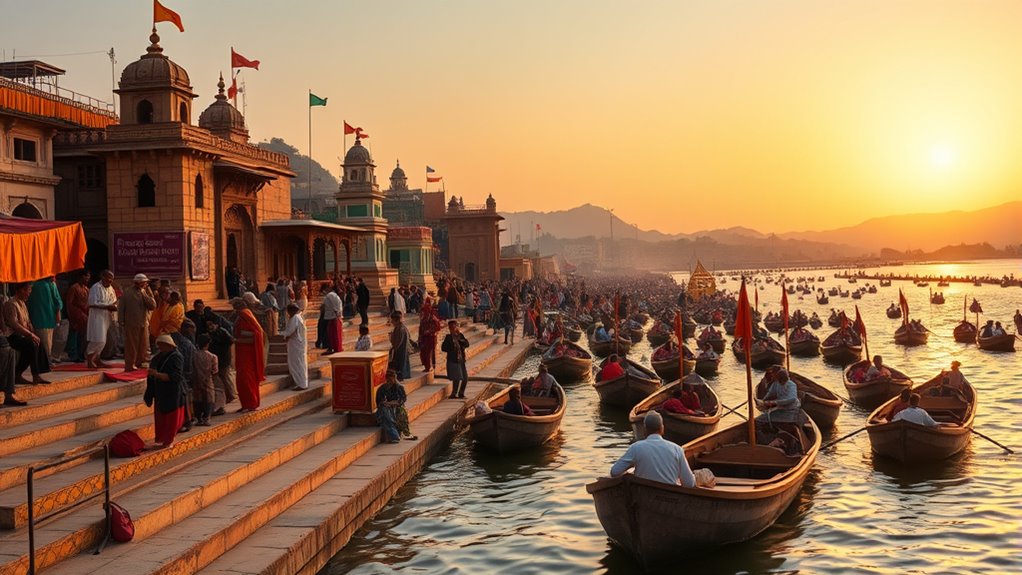 spiritual rituals along ganges