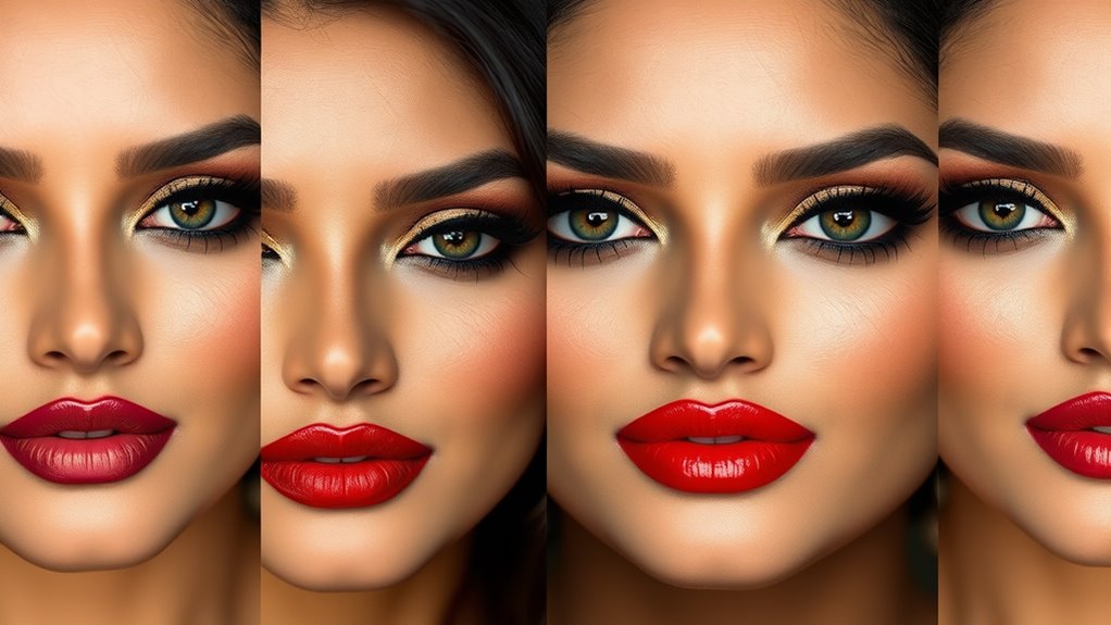 striking bold eye makeup