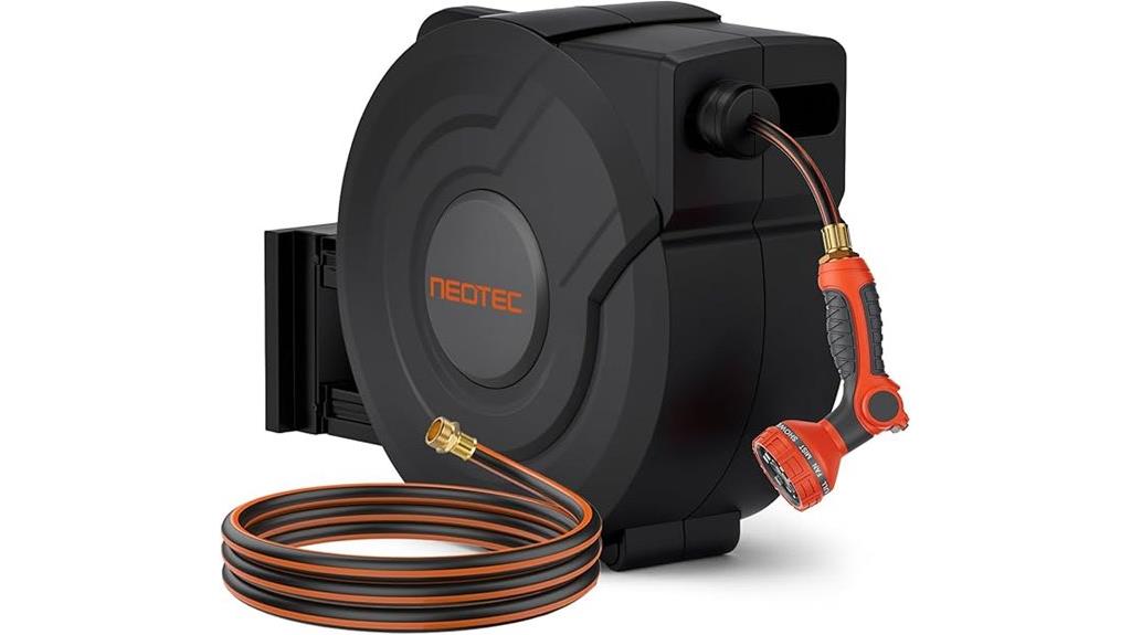 100ft wall mount hose reel