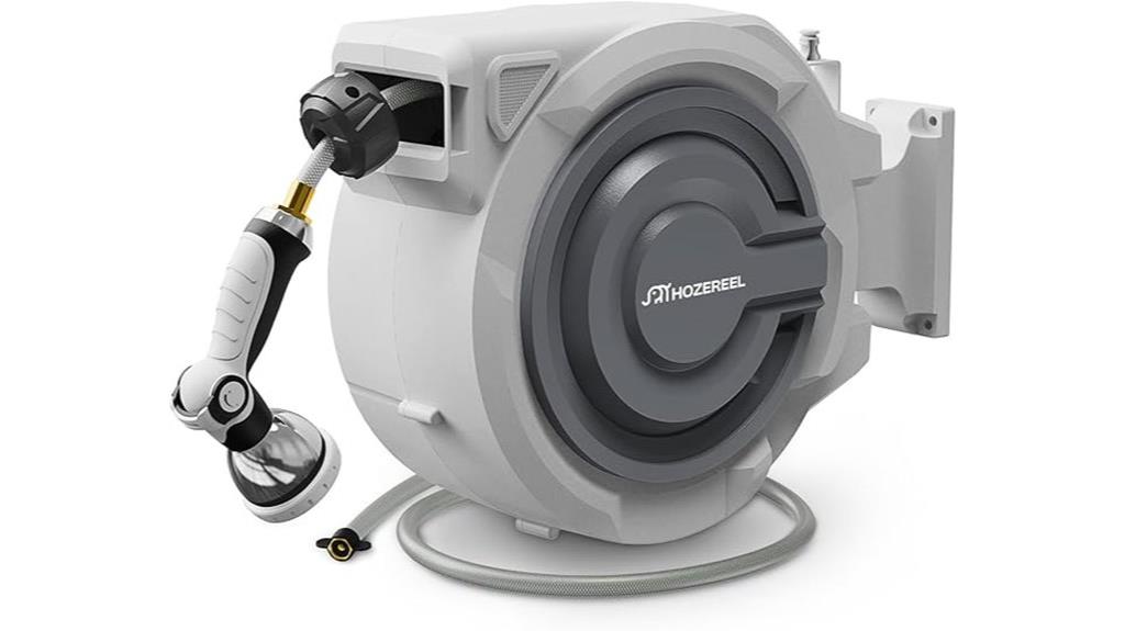 110 foot retractable hose reel