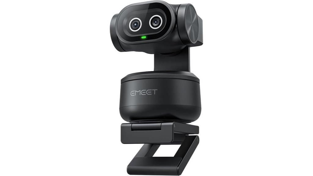 4k dual camera ai webcam