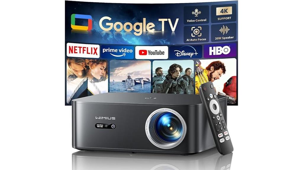 4k wi fi bluetooth projector