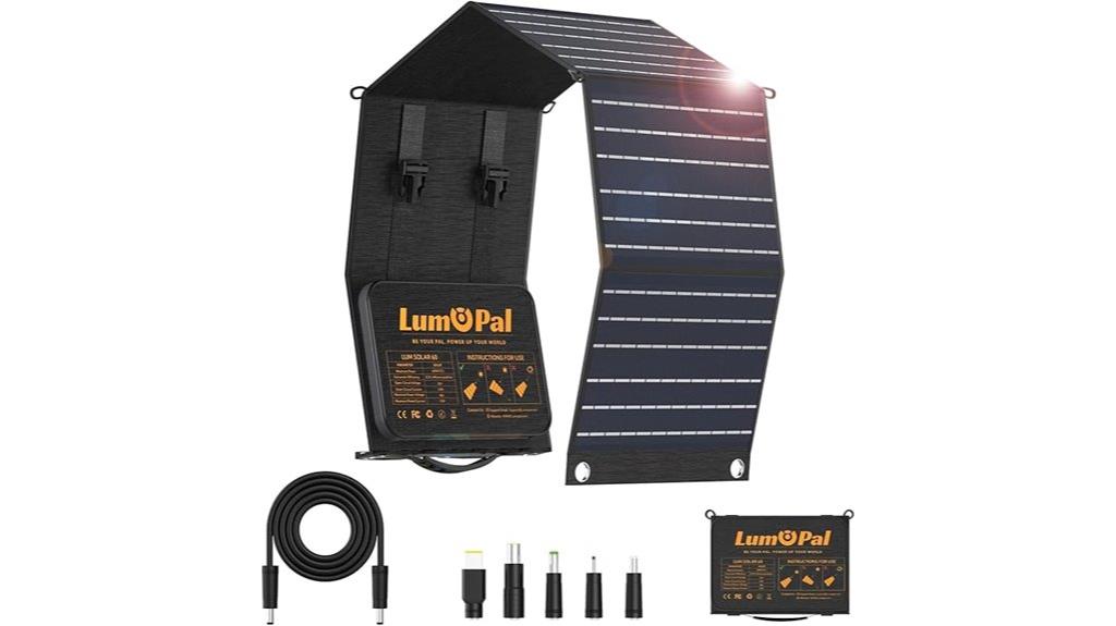 60w foldable solar panel