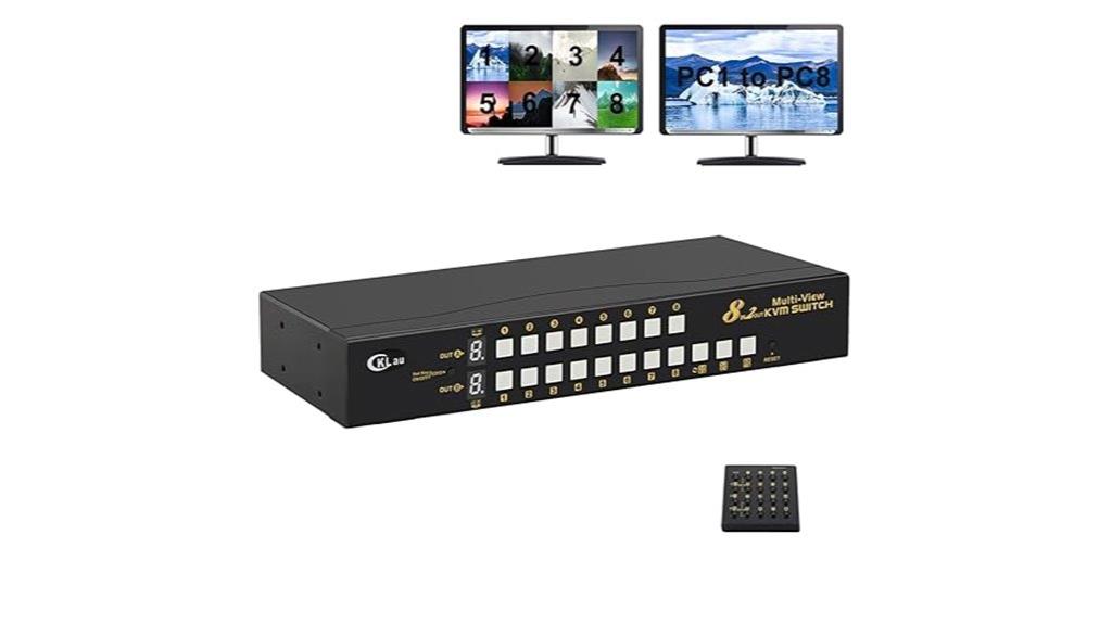 8 channel hdmi kvm switch