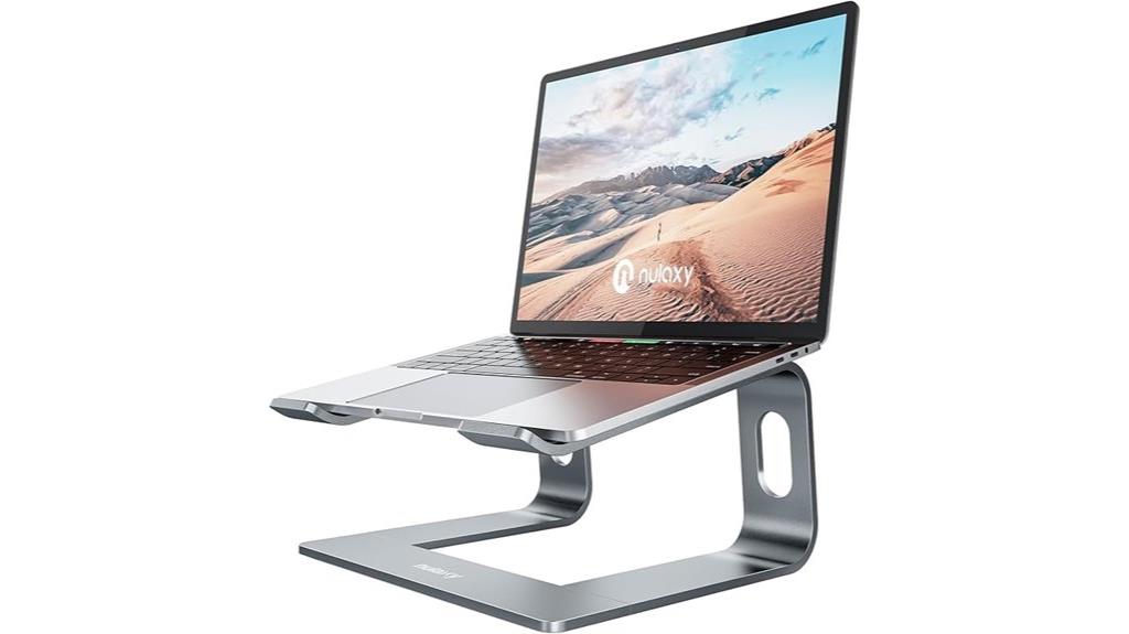 adjustable aluminum laptop stand