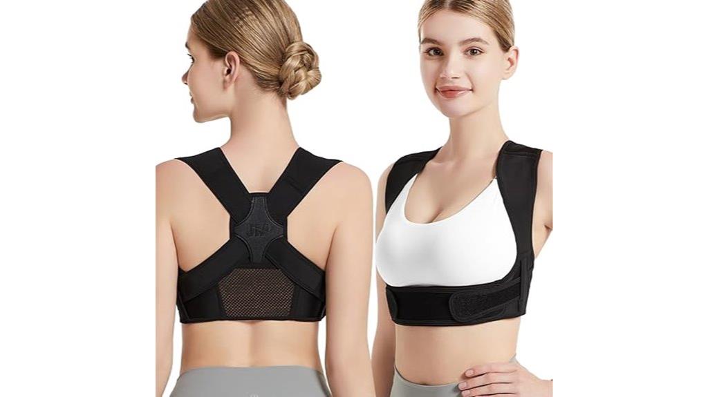 adjustable back posture brace