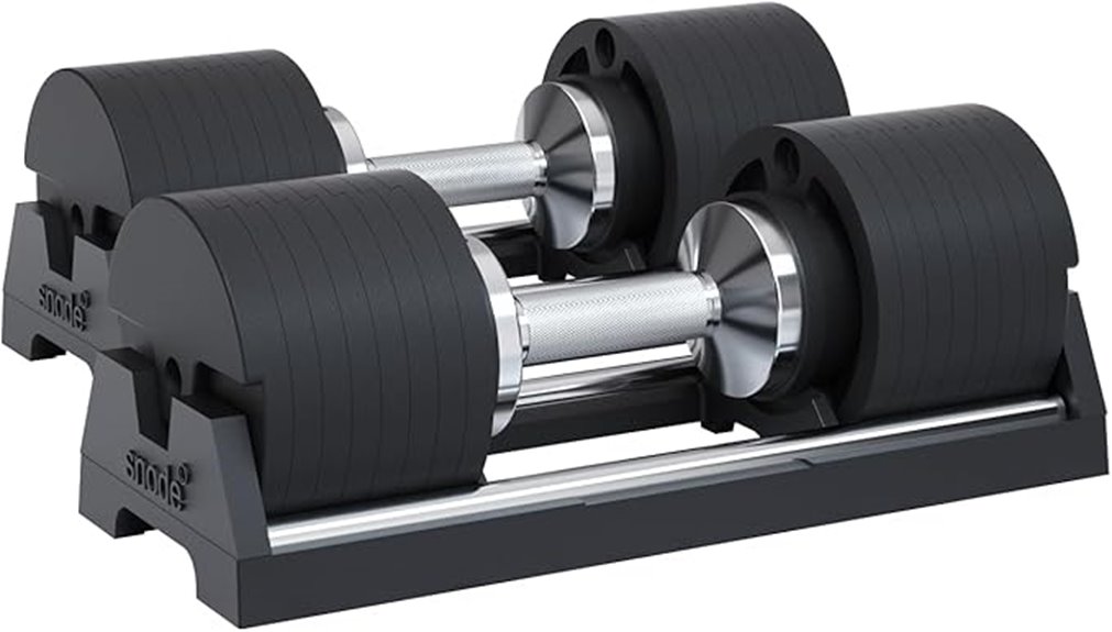 adjustable dumbbell set