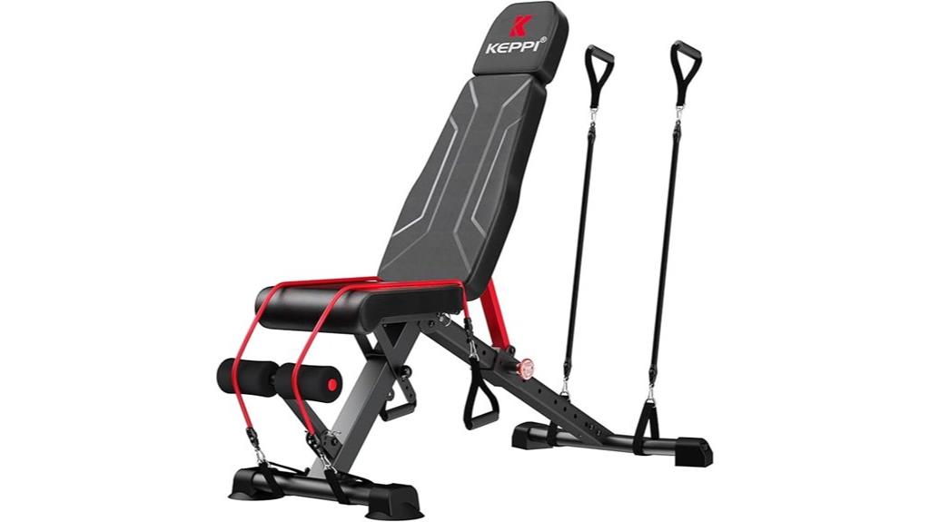 adjustable foldable weight bench