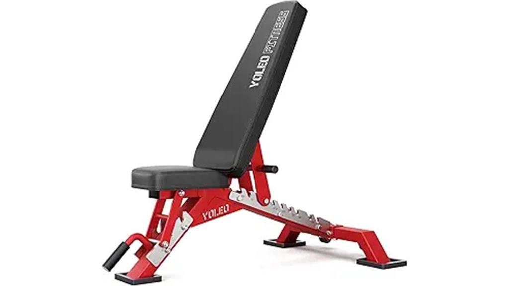 adjustable weight bench maximum