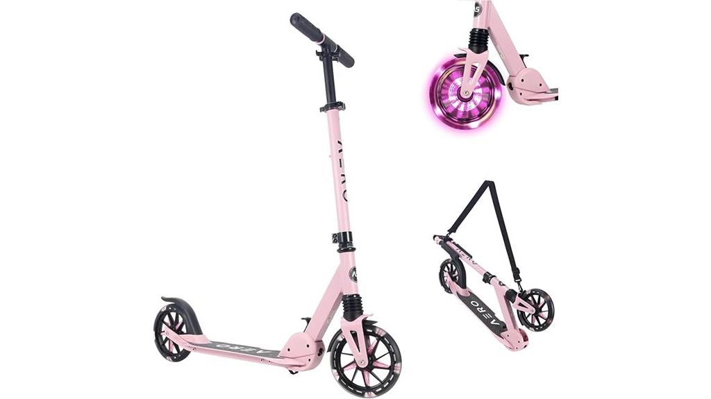 aero big wheels scooter