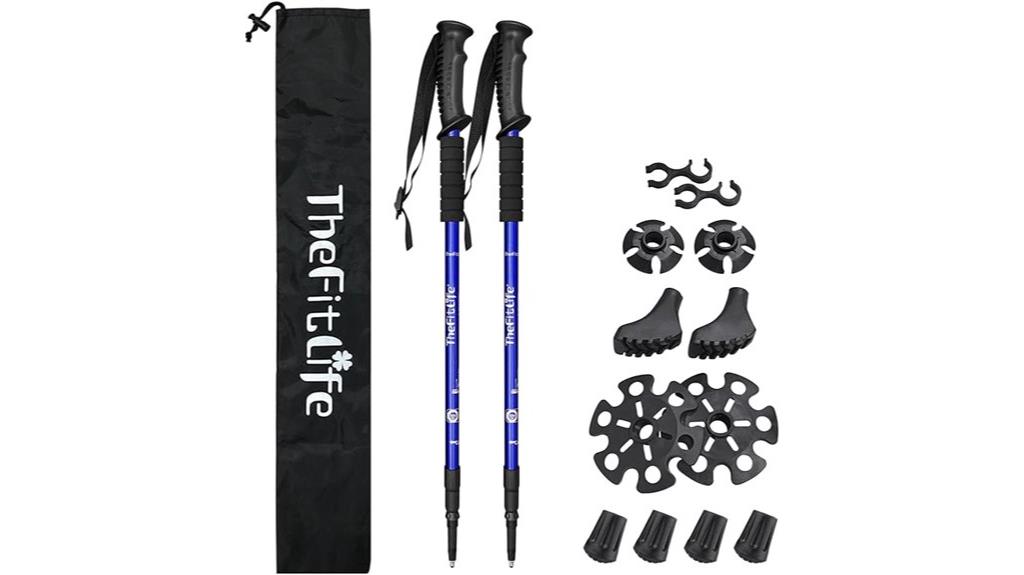 anti shock trekking poles