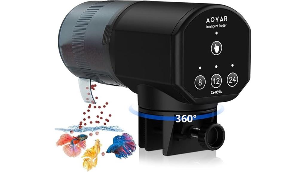automated aquarium fish feeder