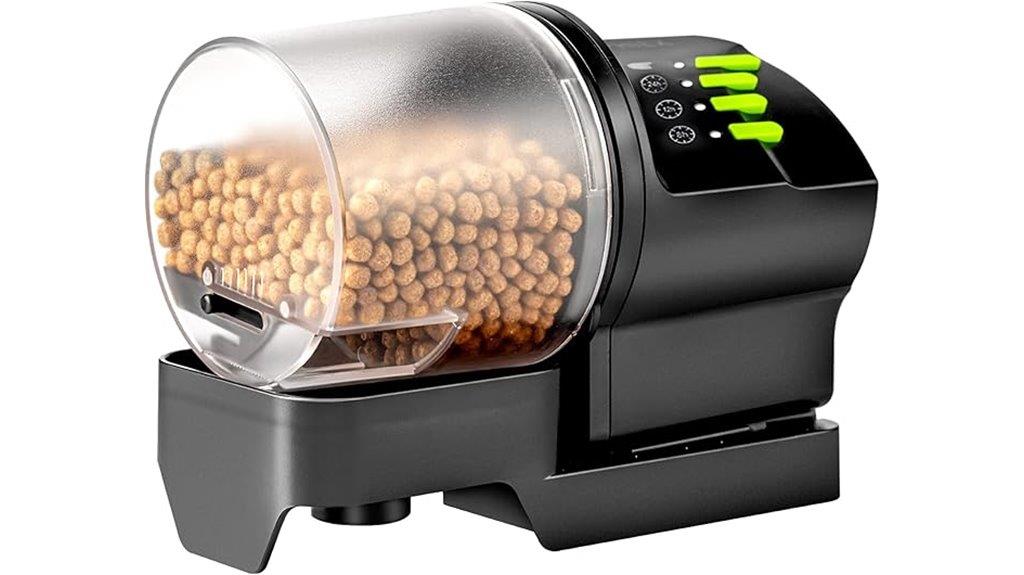 automatic fish feeding device