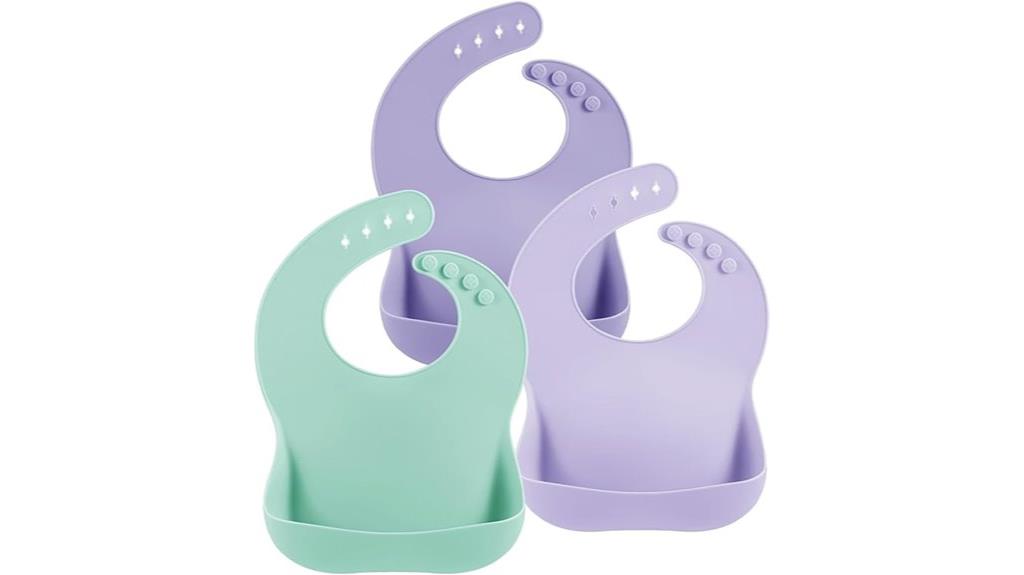 baby silicone bibs