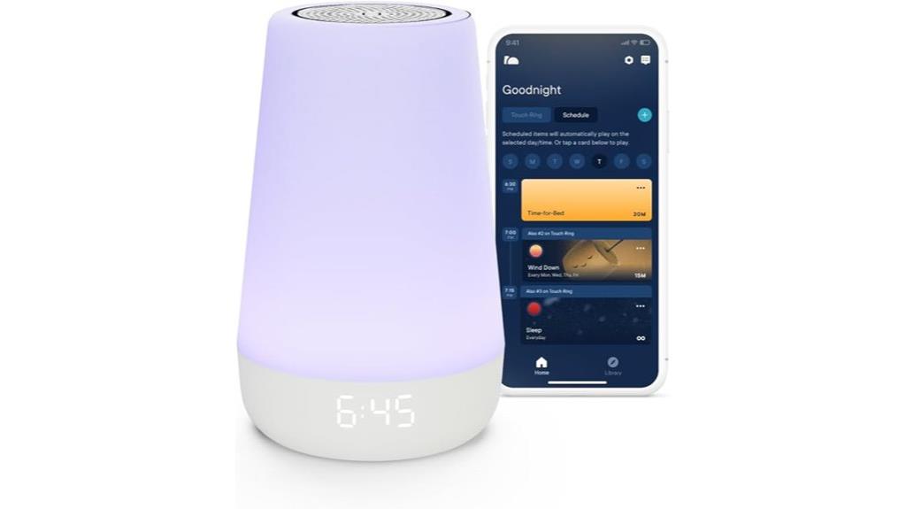 baby sound machine with light