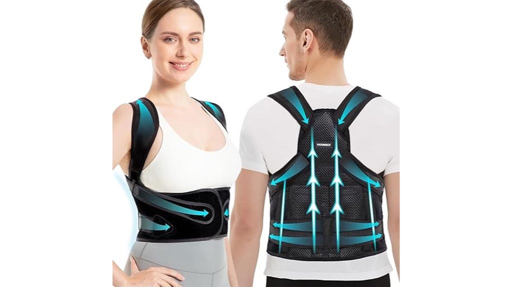 black large posture corrector