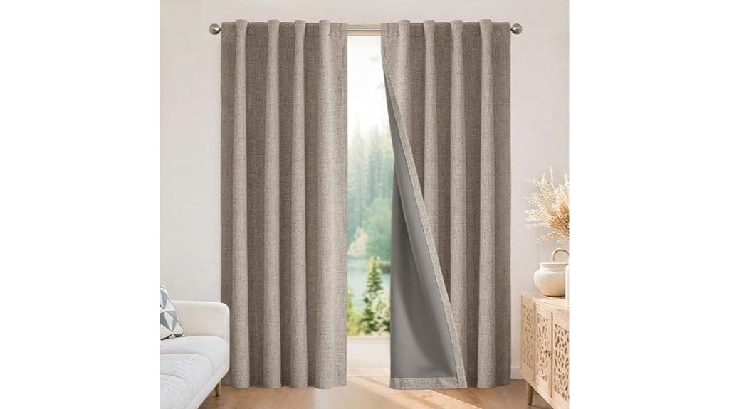 blackout bedroom curtain panels
