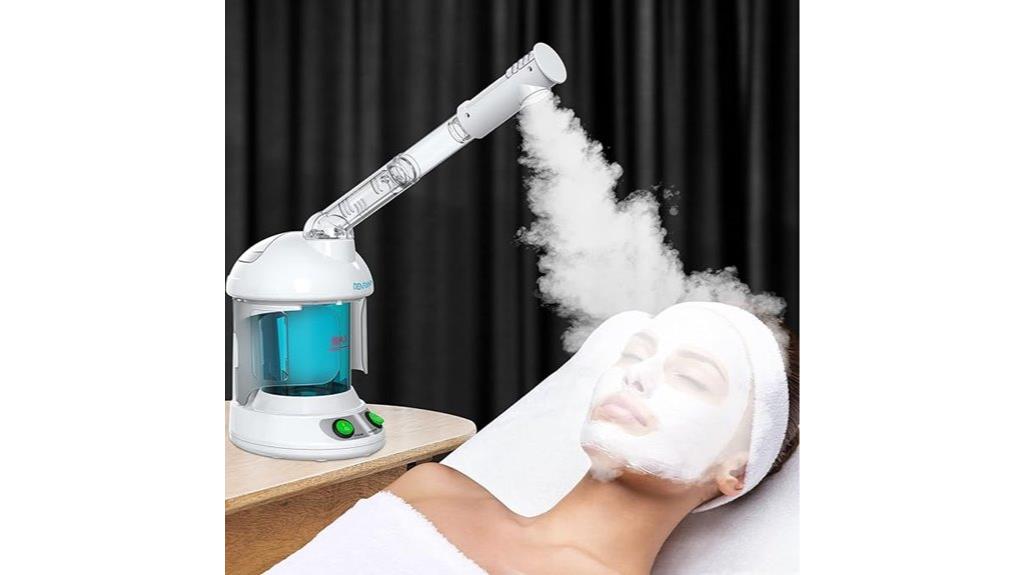 blue nano ionic facial steamer