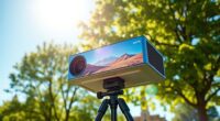 bright daytime outdoor projectors