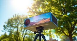 bright daytime outdoor projectors