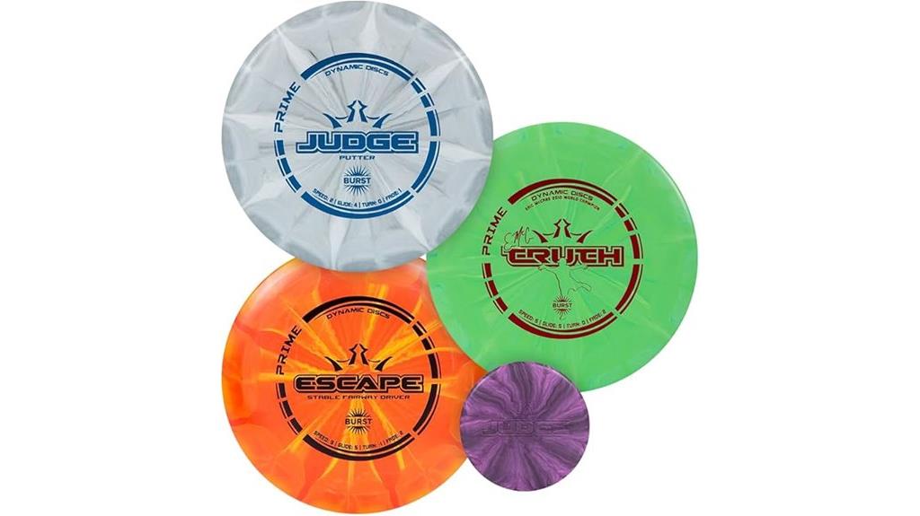 burst disc golf set