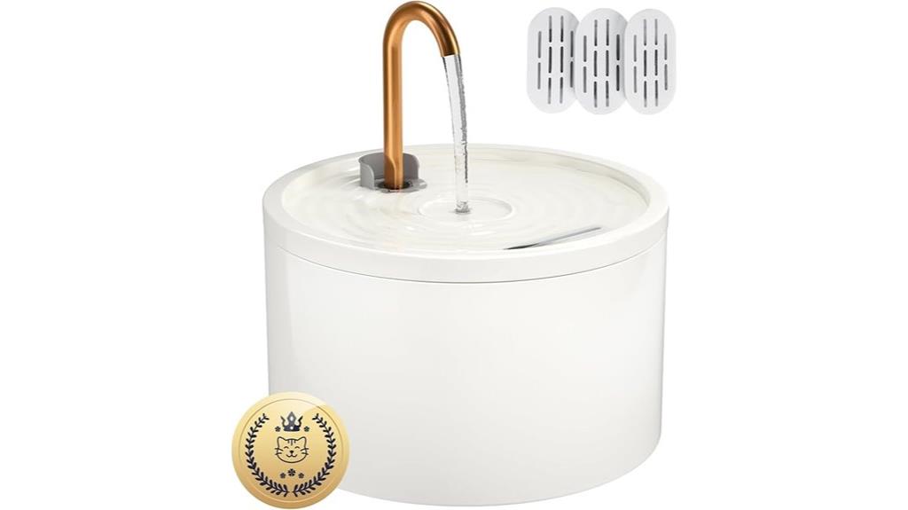 ceramic cat fountain kit