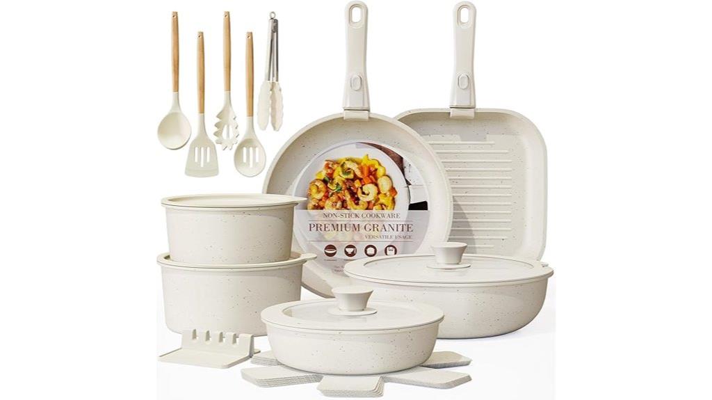 ceramic cookware with handles