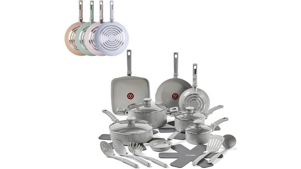 ceramic nonstick cookware set