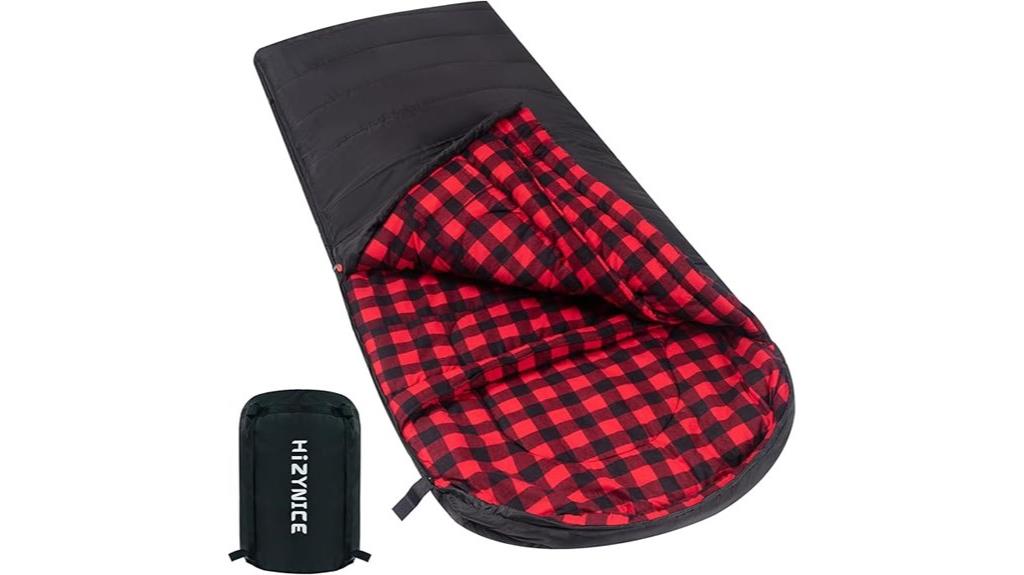 cold weather cotton flannel bag