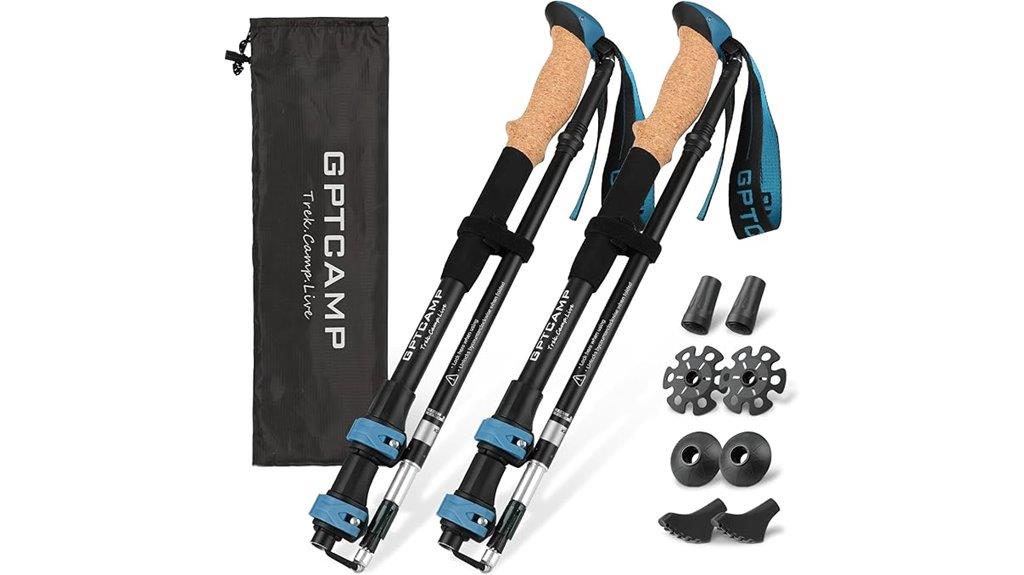 collapsible trekking poles pack