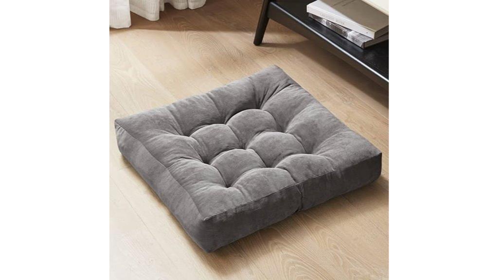 comfortable meditation floor pillow