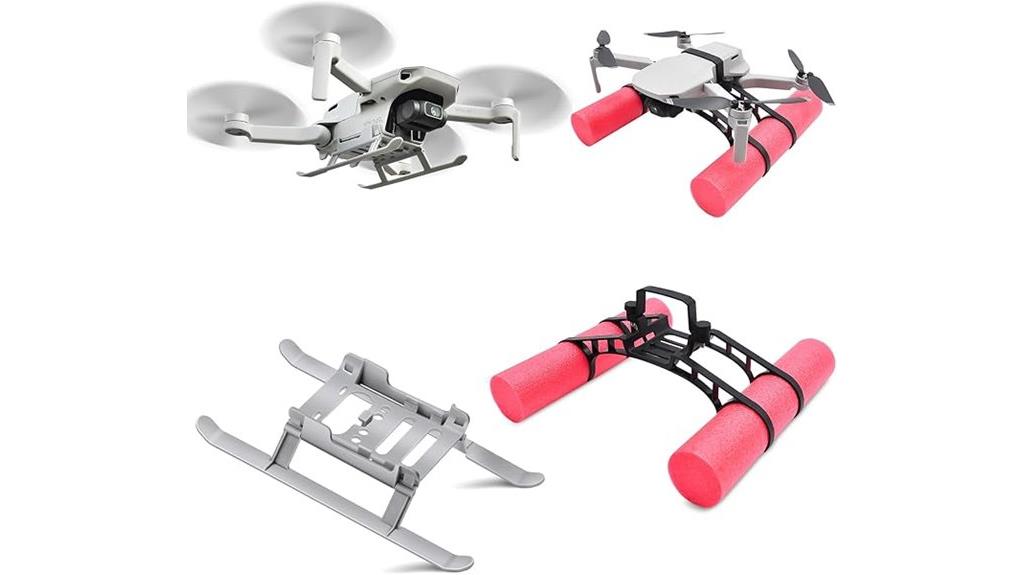 compact 4k drone landing gear