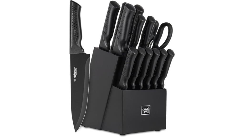 complete 15 piece knife set