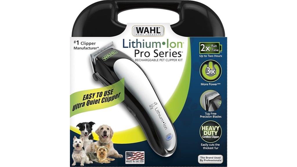 cordless lithium grooming clippers