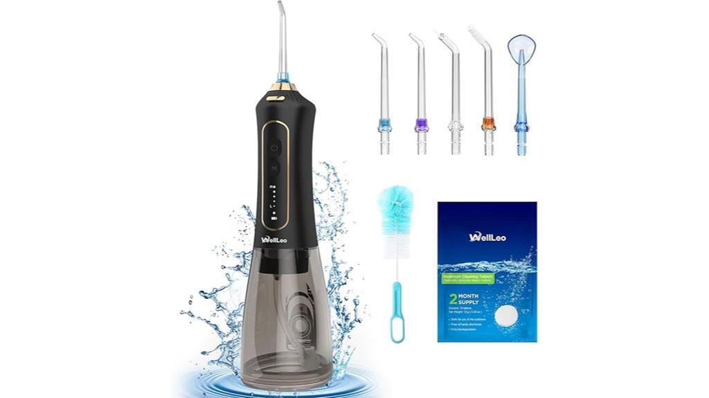 cordless water flosser modes