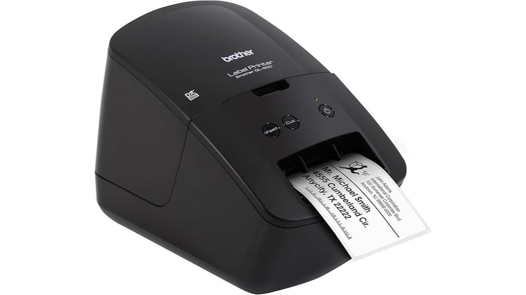 desktop monochrome label printer