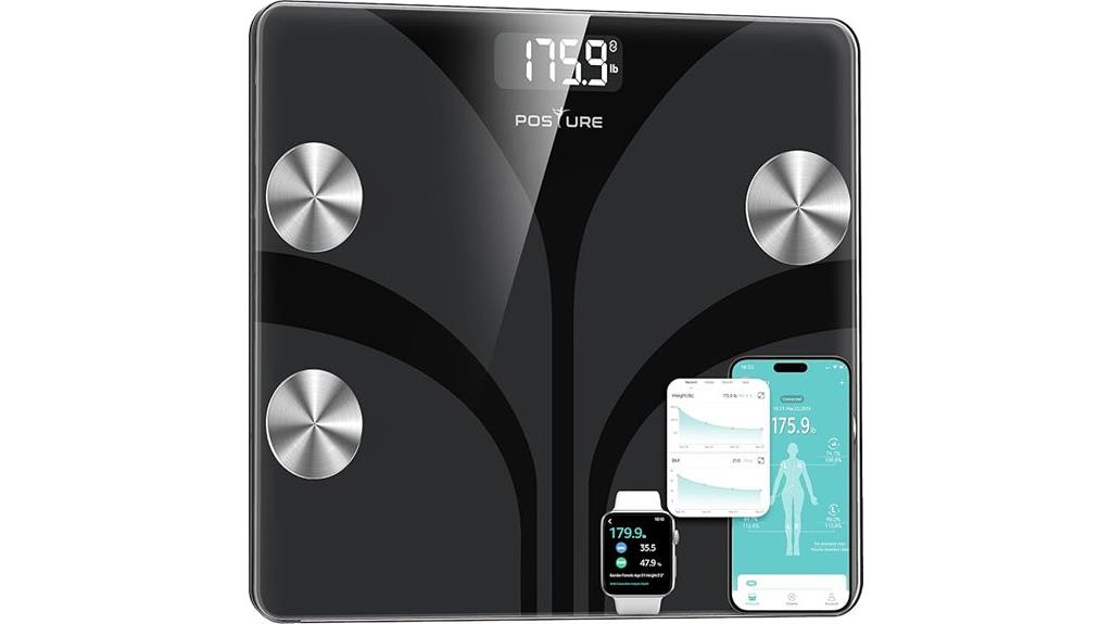 digital bathroom posture scale