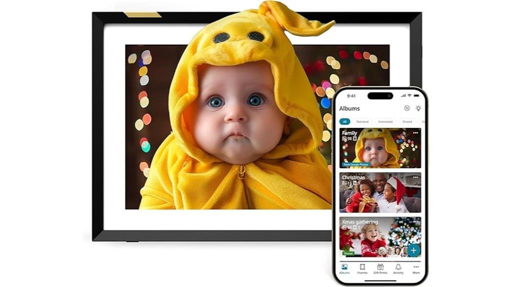 digital hd touch frame