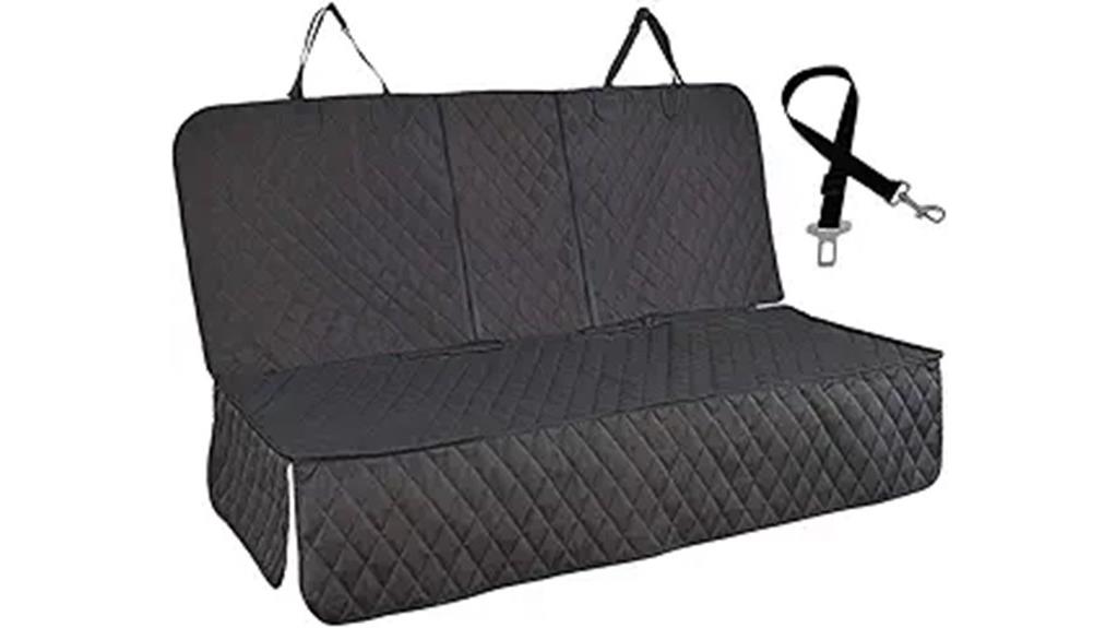 dog seat cover with side flap