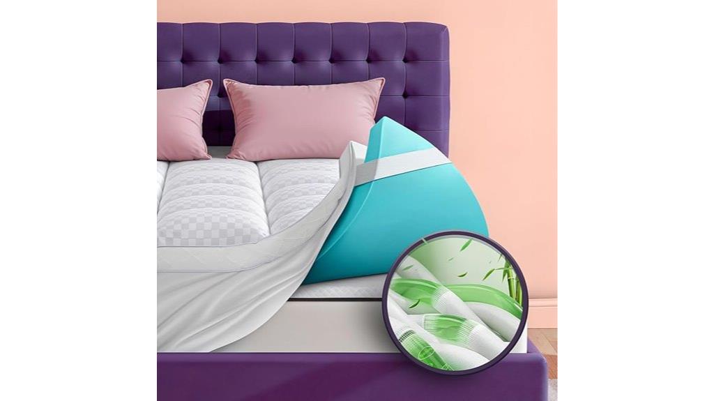 dual layer foam topper