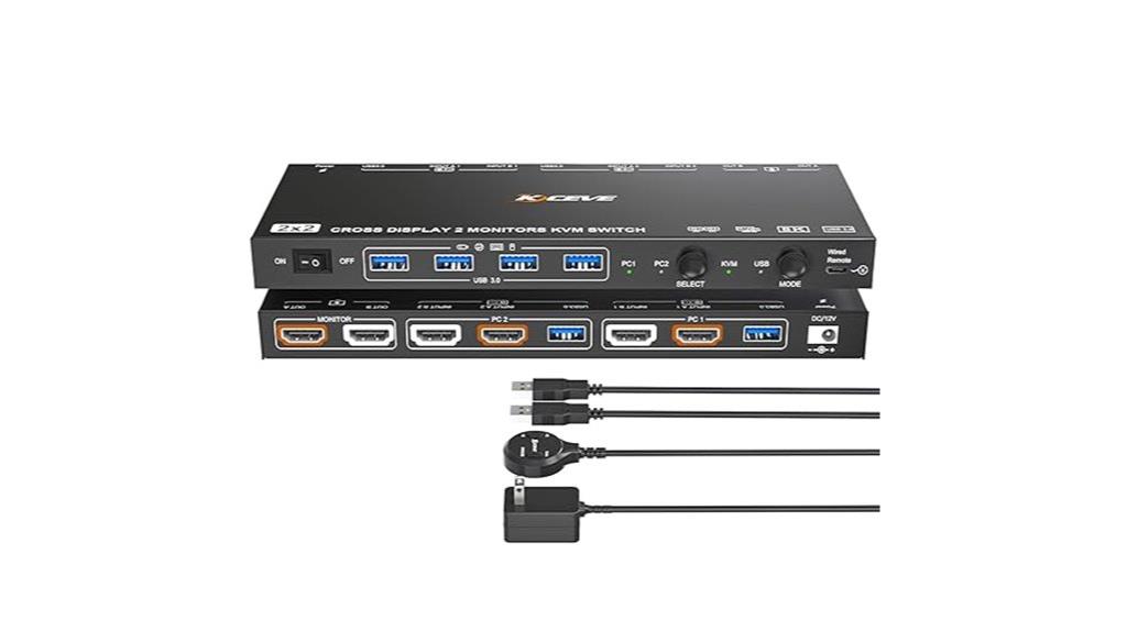 dual monitor 8k switch