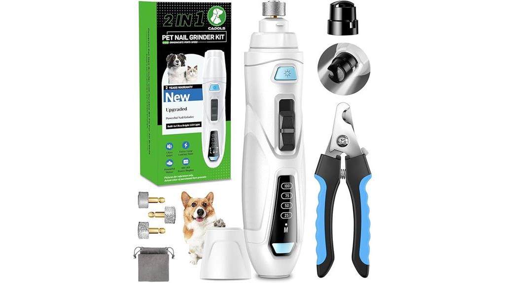 dual nail grooming tool