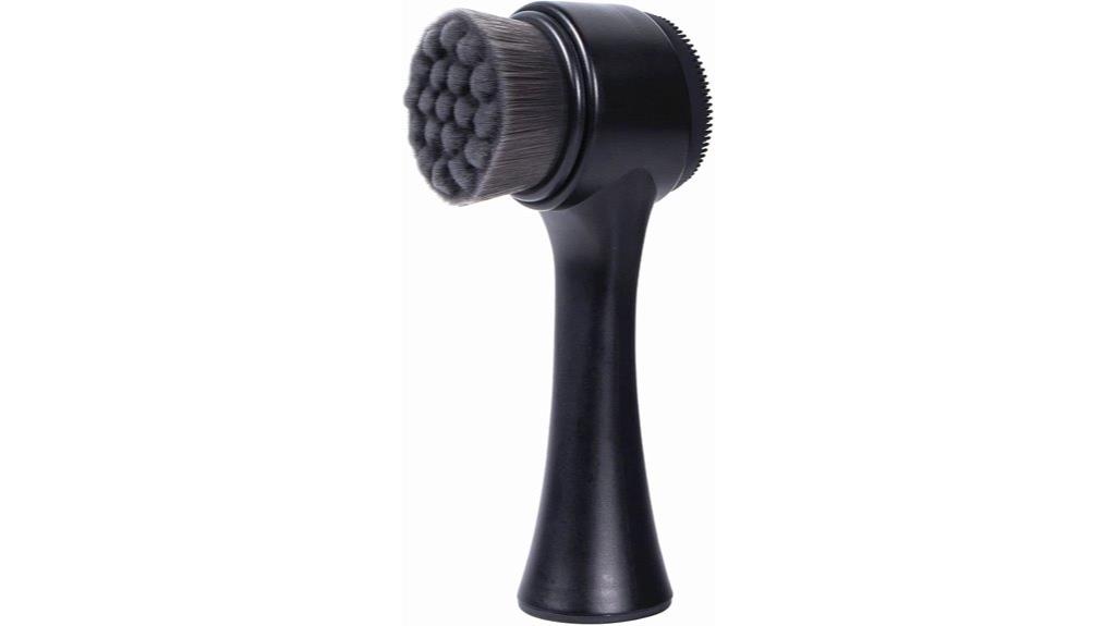 dual purpose silicone face brush