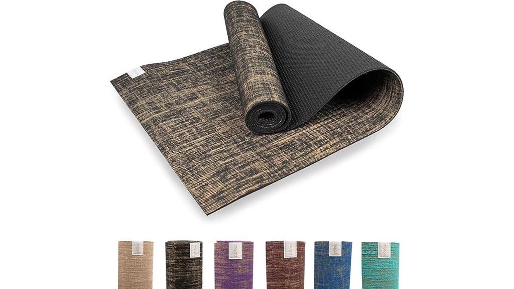 eco friendly jute yoga mat